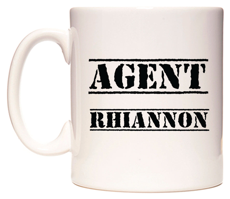 This mug features Agent Rhiannon