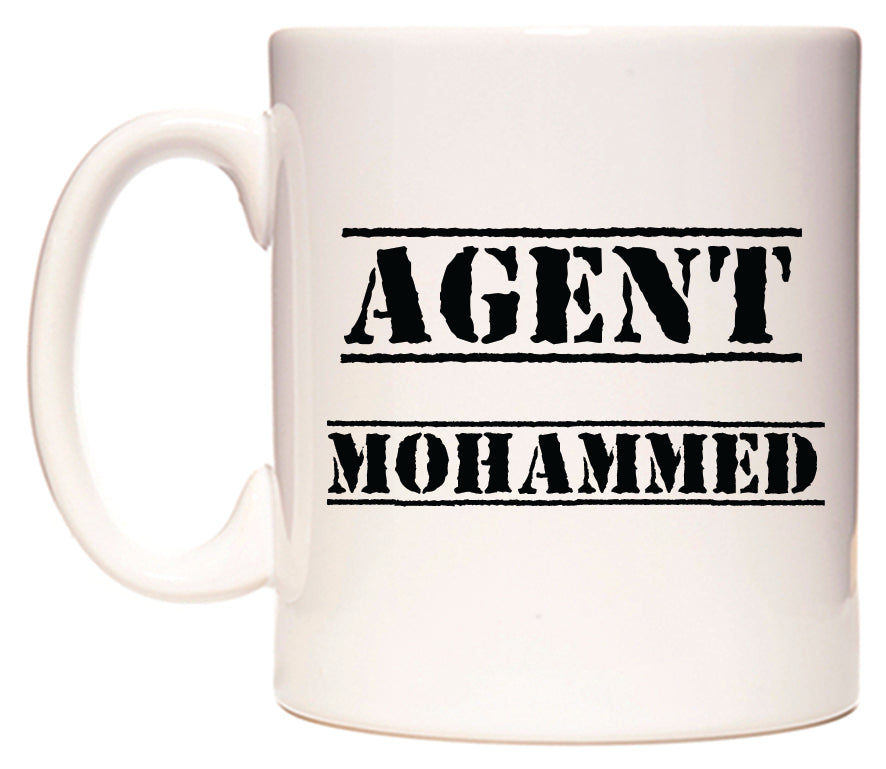 This mug features Agent Mohammed