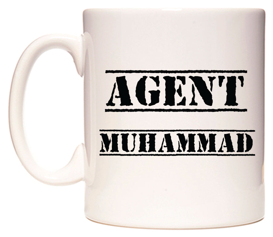 This mug features Agent Muhammad