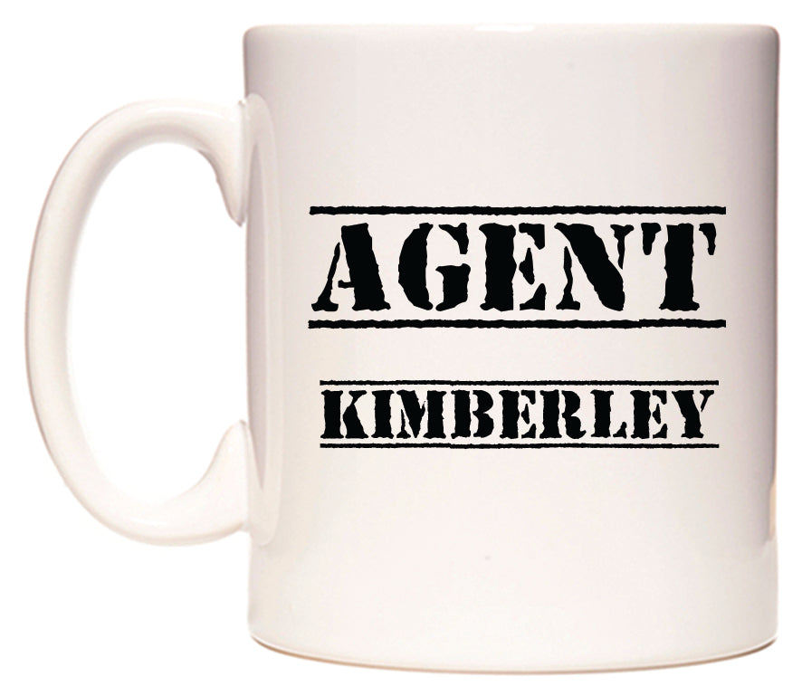 This mug features Agent Kimberley