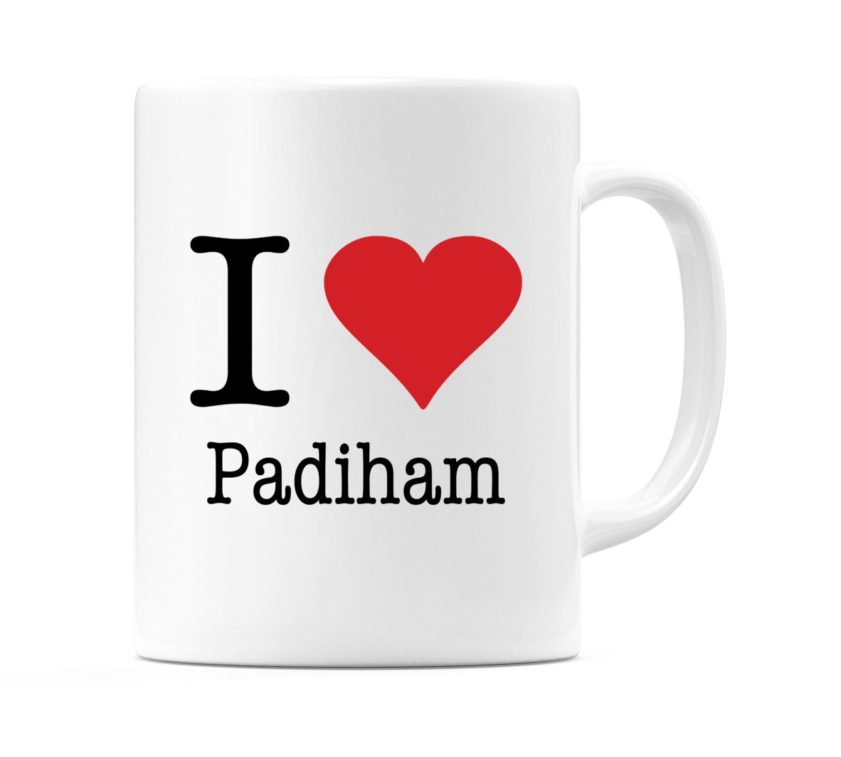 I Love Padiham Mug