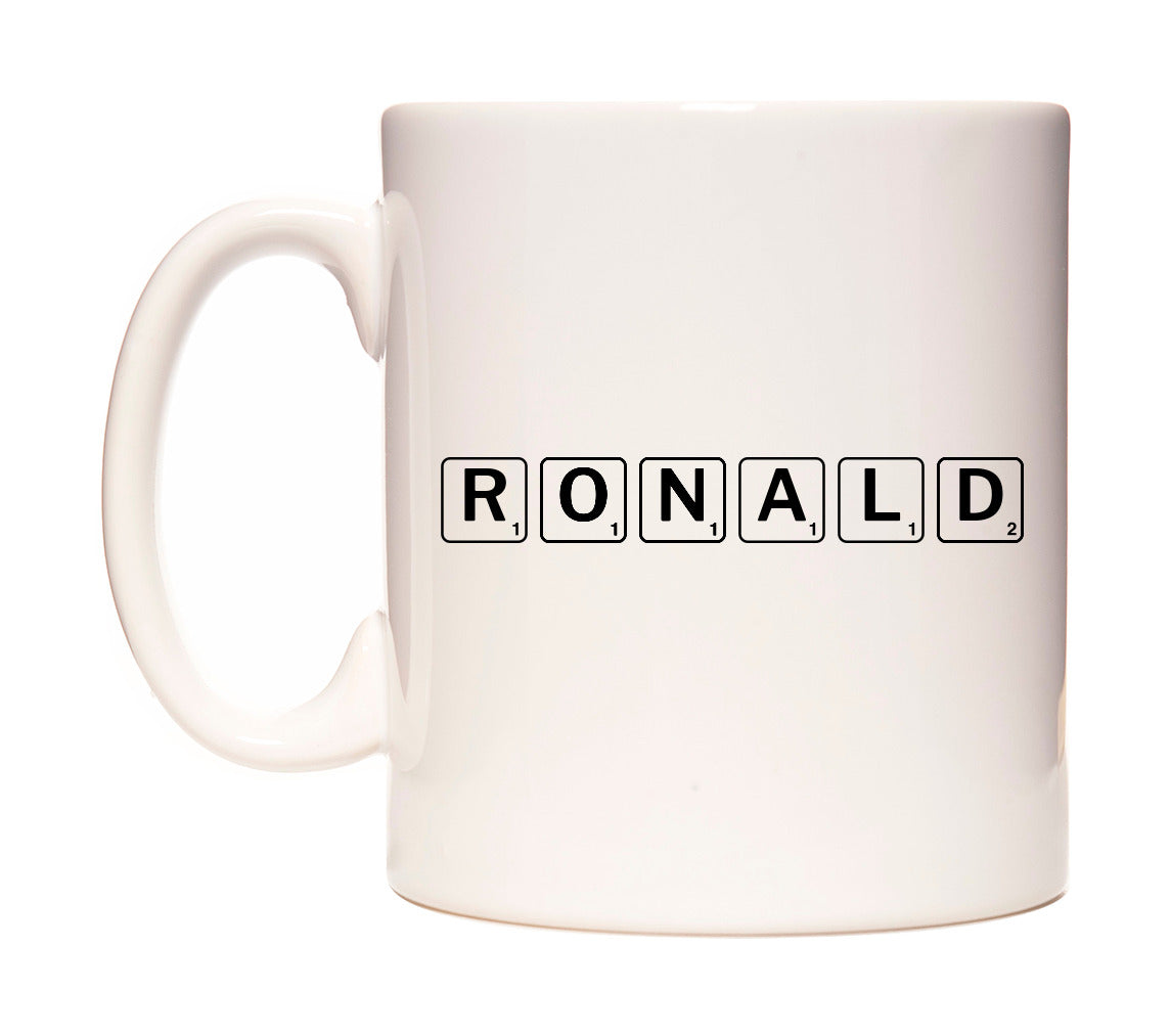 Ronald - Scrabble Themed Mug