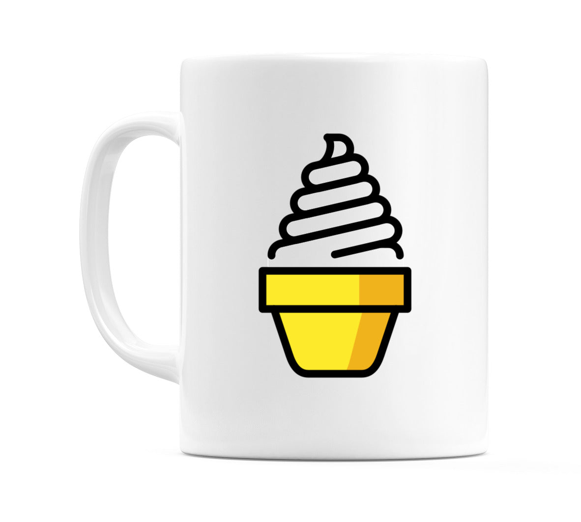 Soft Ice Cream Emoji Mug