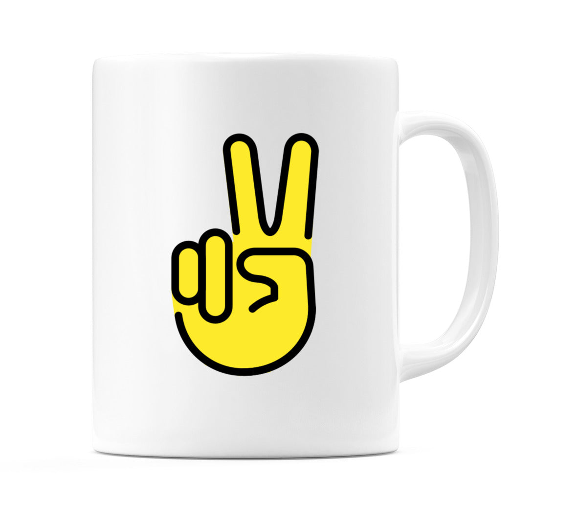 Victory Hand Emoji Mug