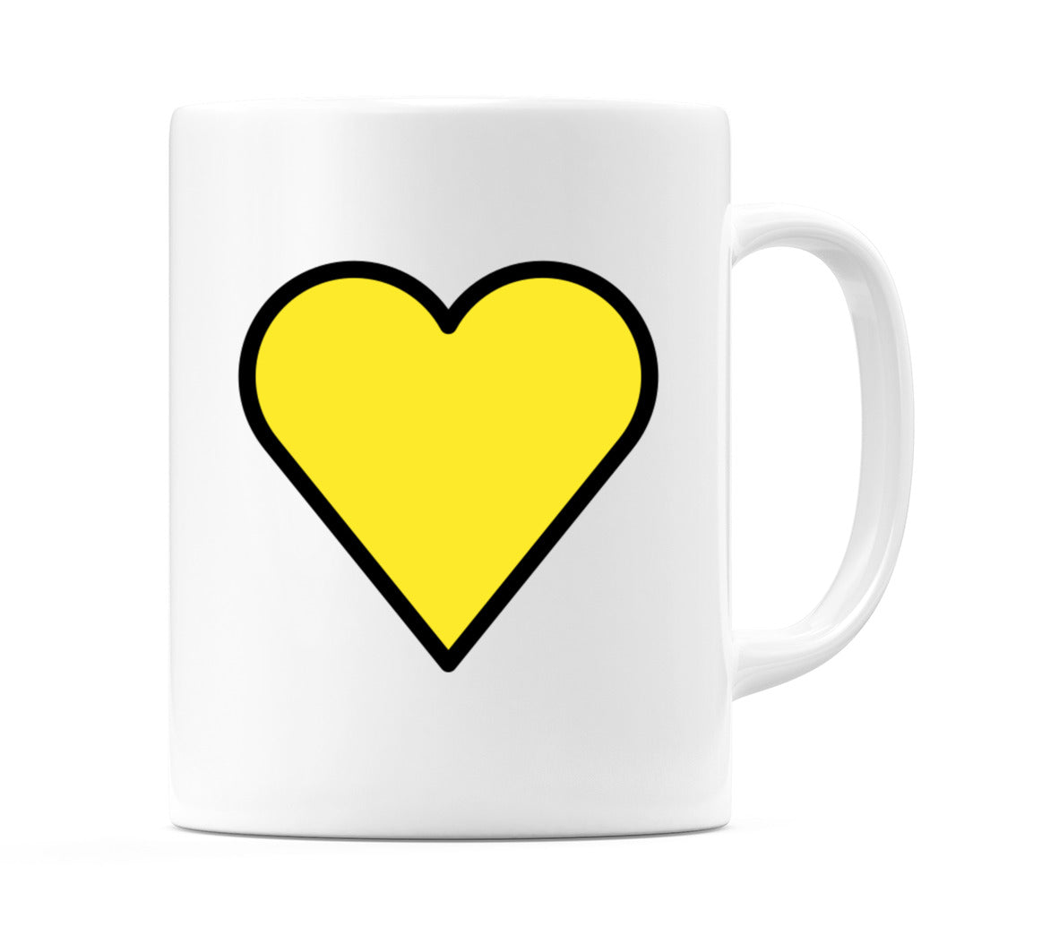 Yellow Heart Emoji Mug