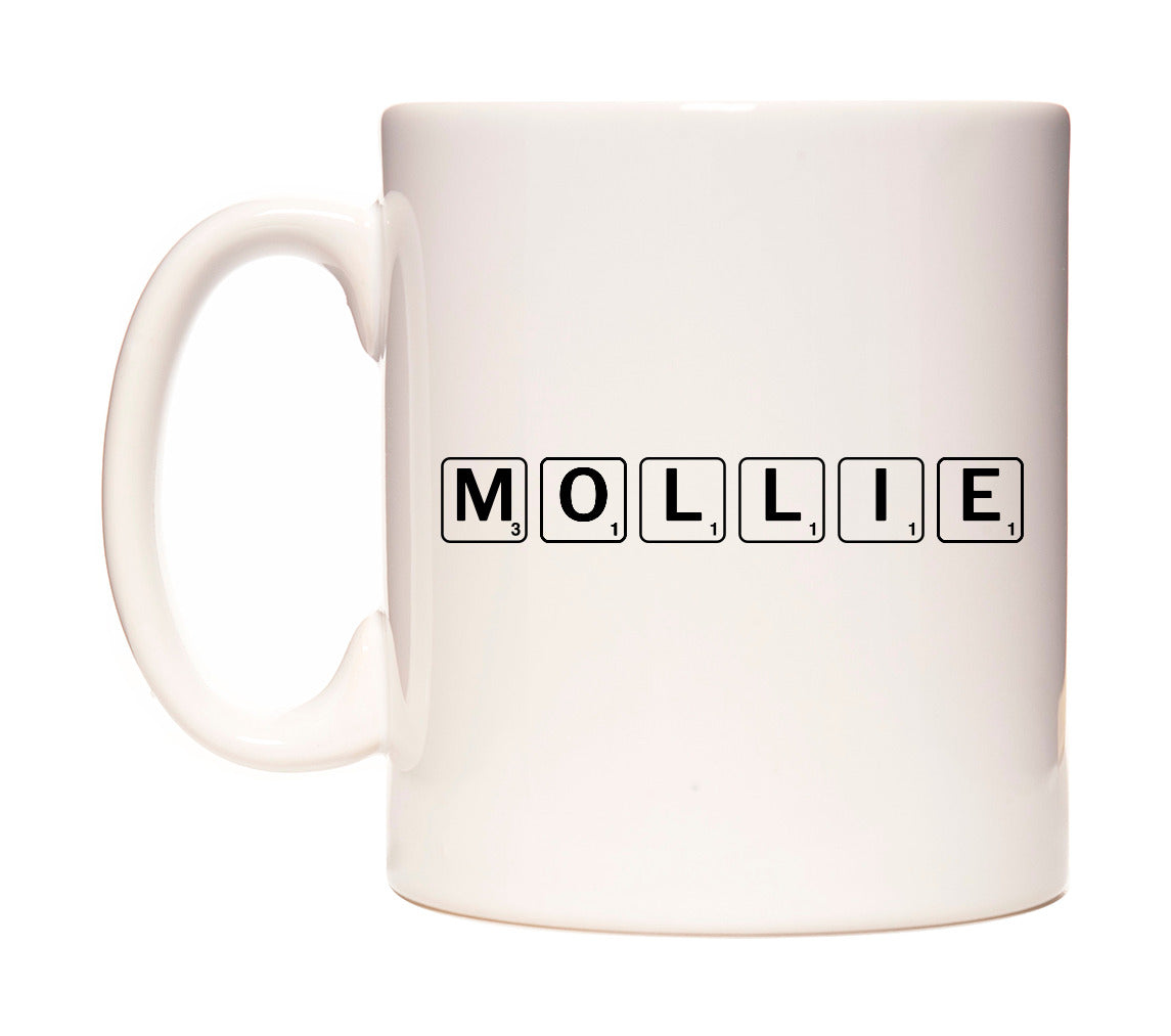 Mollie - Scrabble Themed Mug