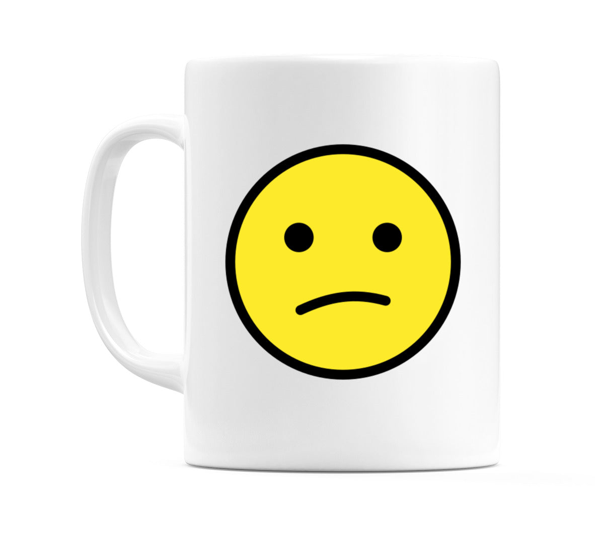 Confused Face Emoji Mug