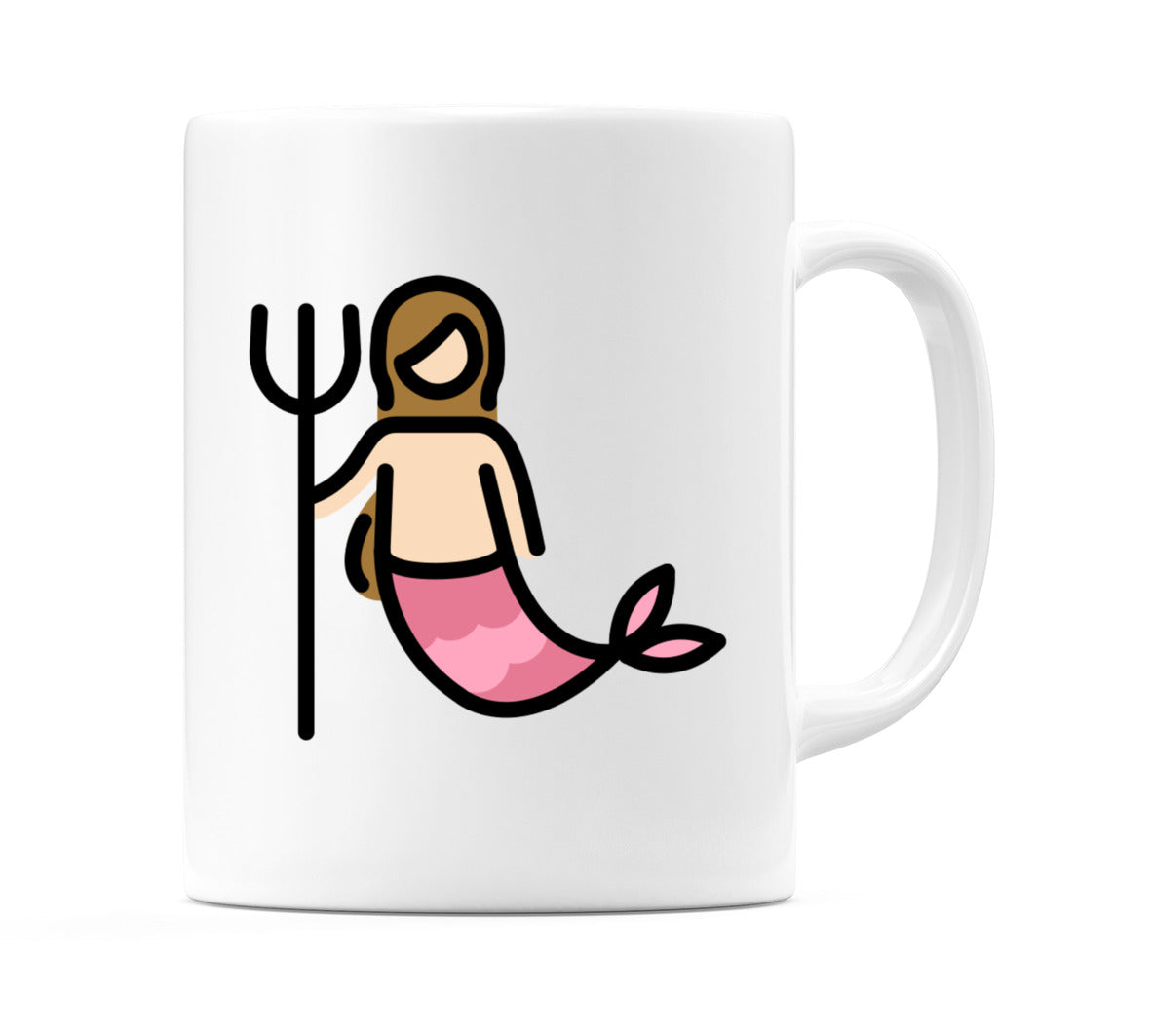 Mermaid: Light Skin Tone Emoji Mug