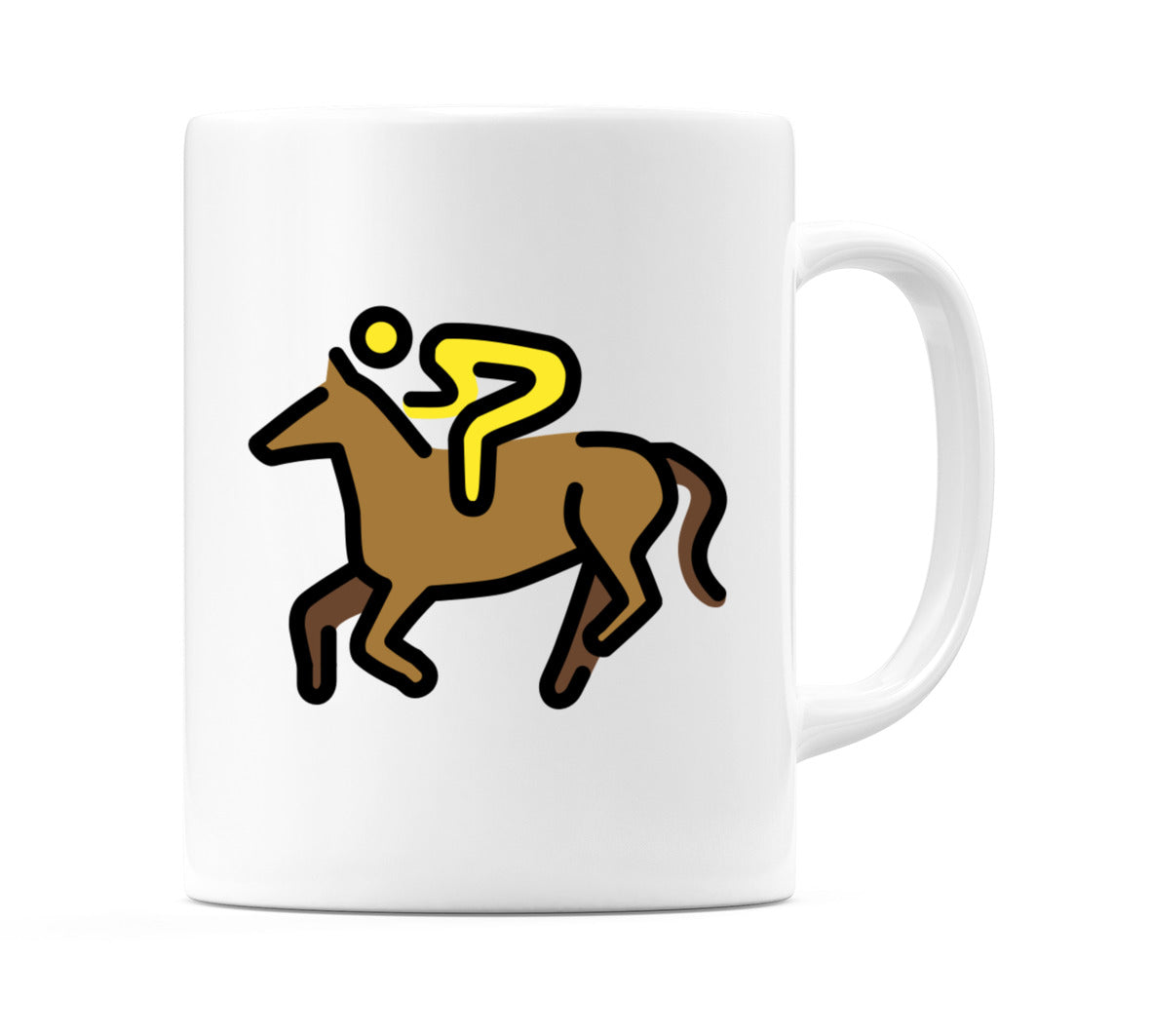 Horse Racing Emoji Mug