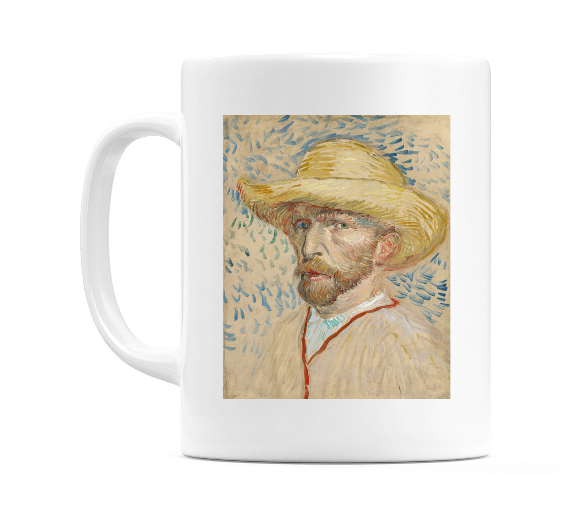 Self Portrait with a Straw Hat (1887) Mug