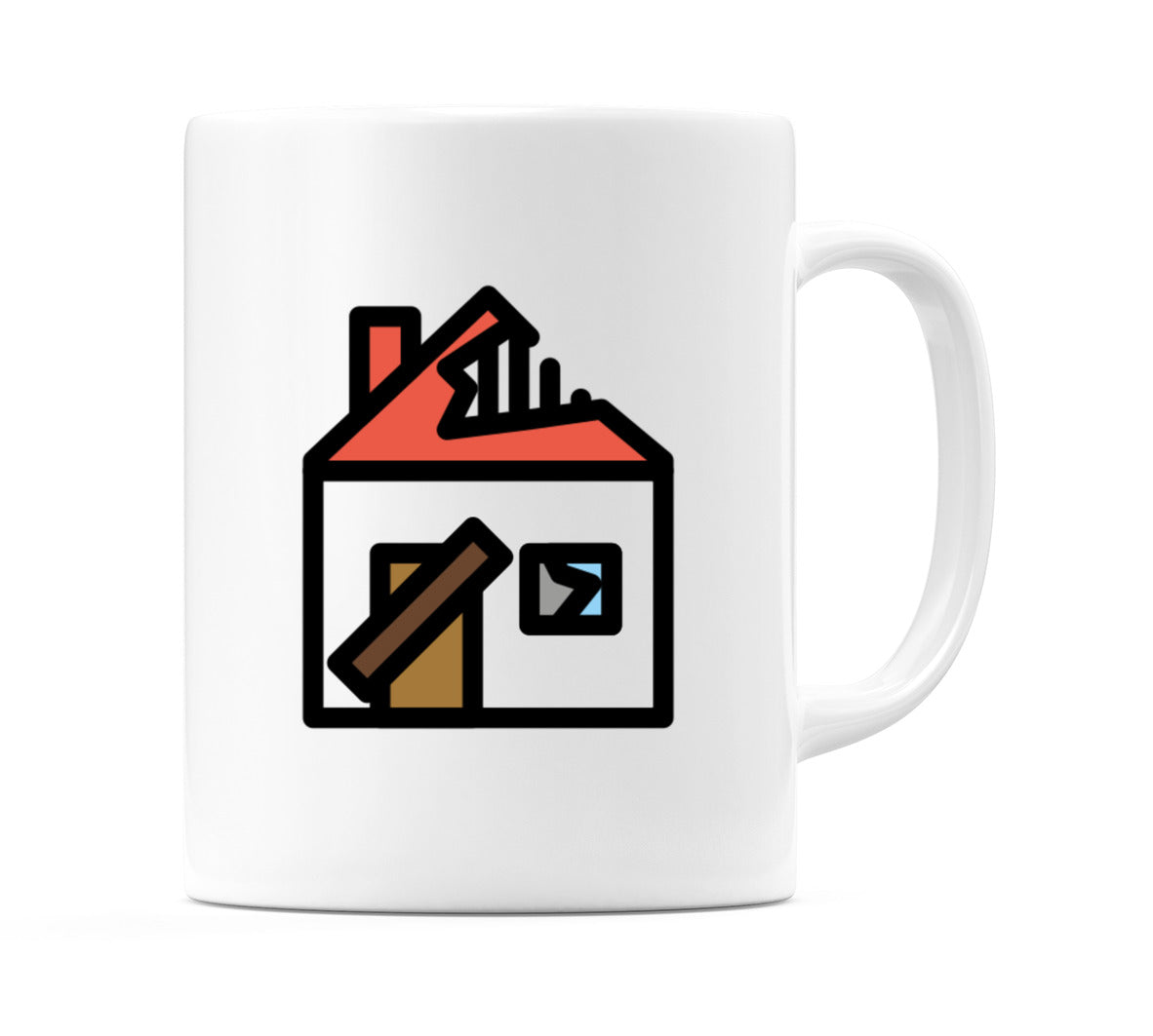 Derelict House Emoji Mug