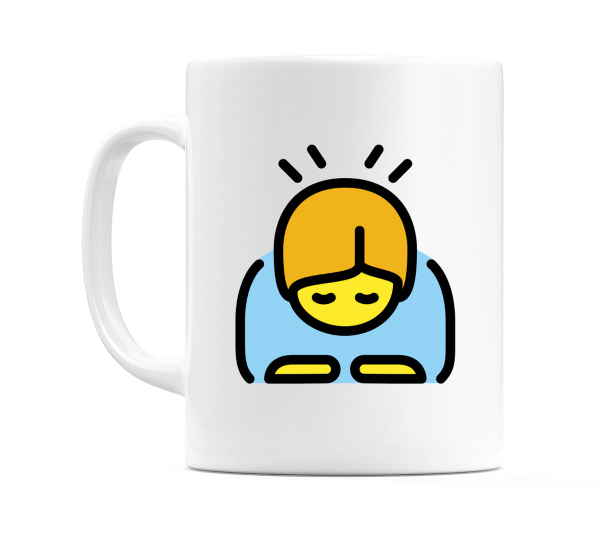 Person Bowing Emoji Mug