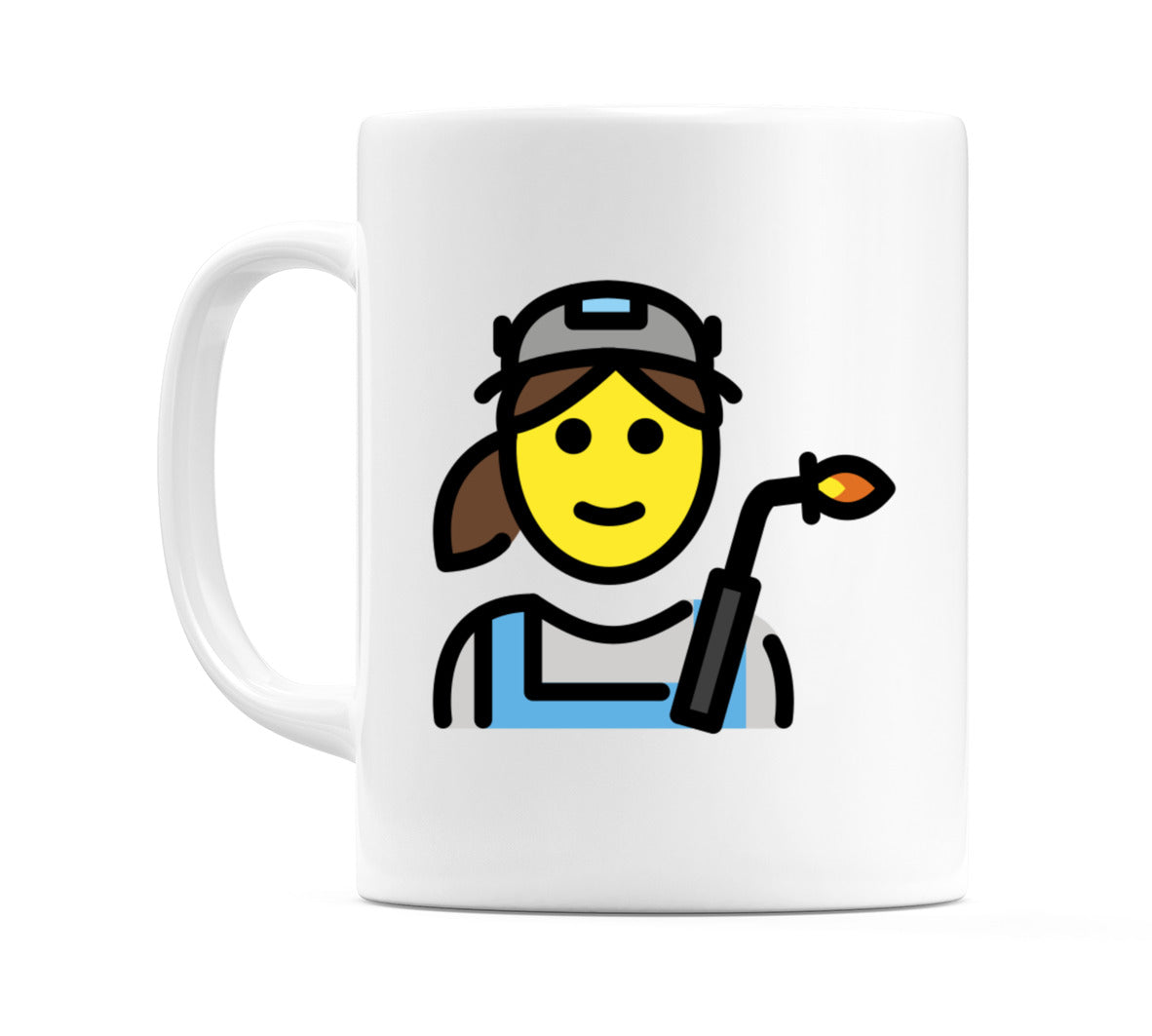 Female Factory Worker Emoji Mug