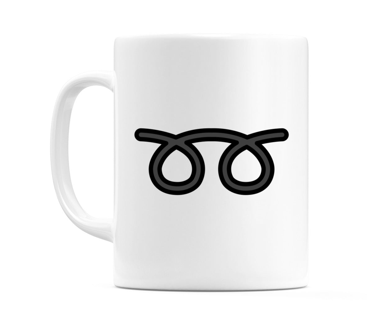 Double Curly Loop Emoji Mug