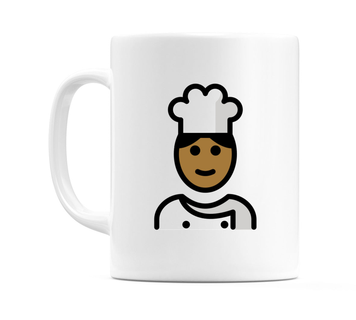 Male Cook: Medium-Dark Skin Tone Emoji Mug