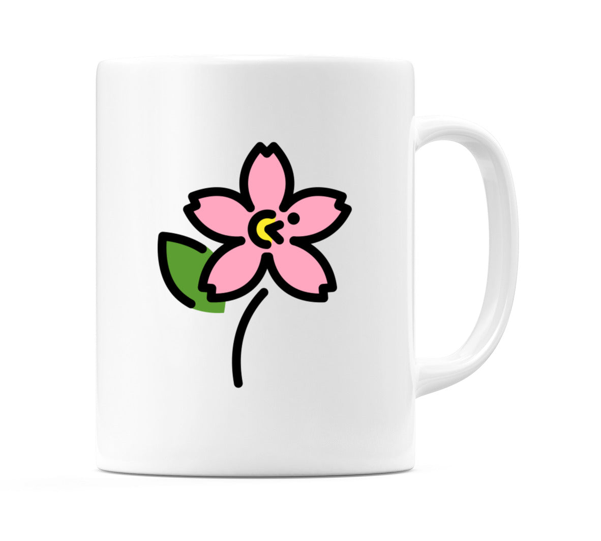 Cherry Blossom Emoji Mug