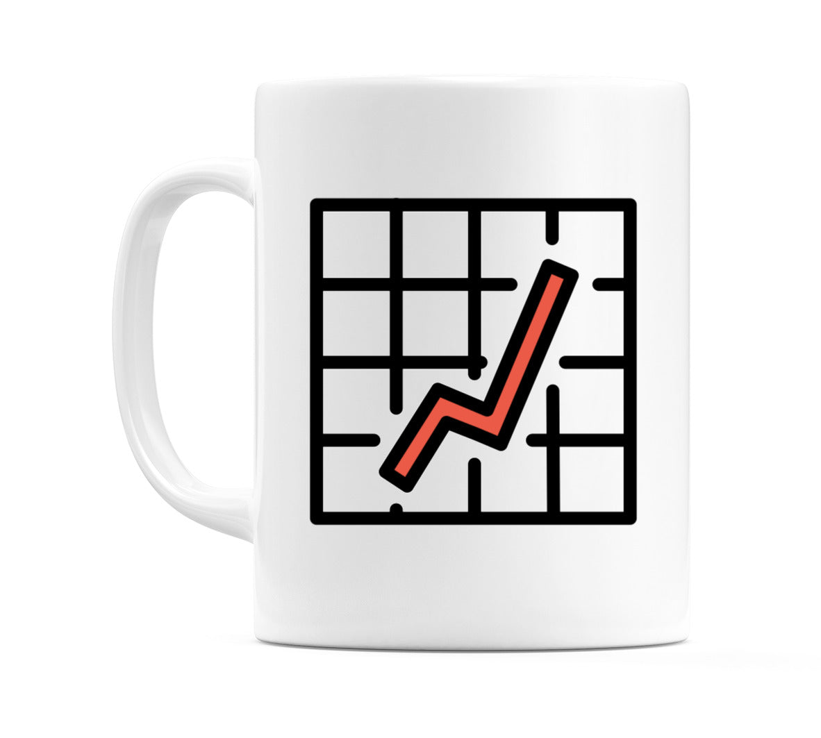Chart Increasing Emoji Mug