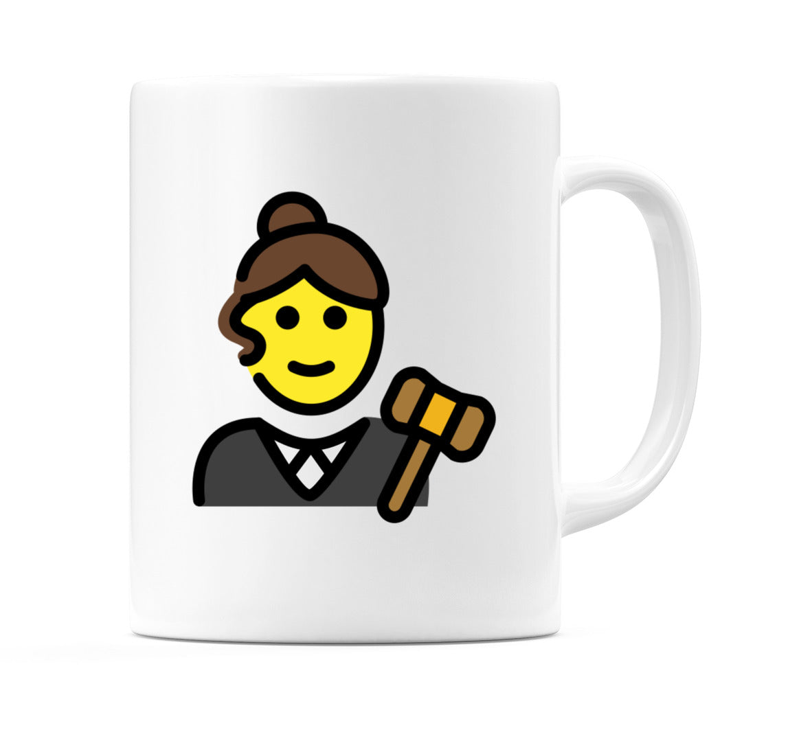 Female Judge Emoji Mug