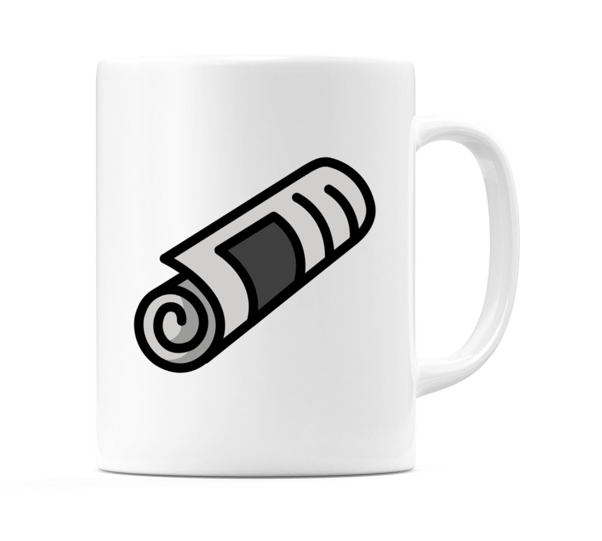 Rolled-Up Newspaper Emoji Mug