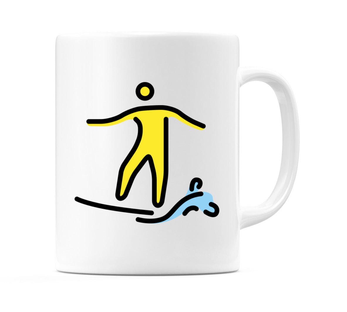 Person Surfing Emoji Mug