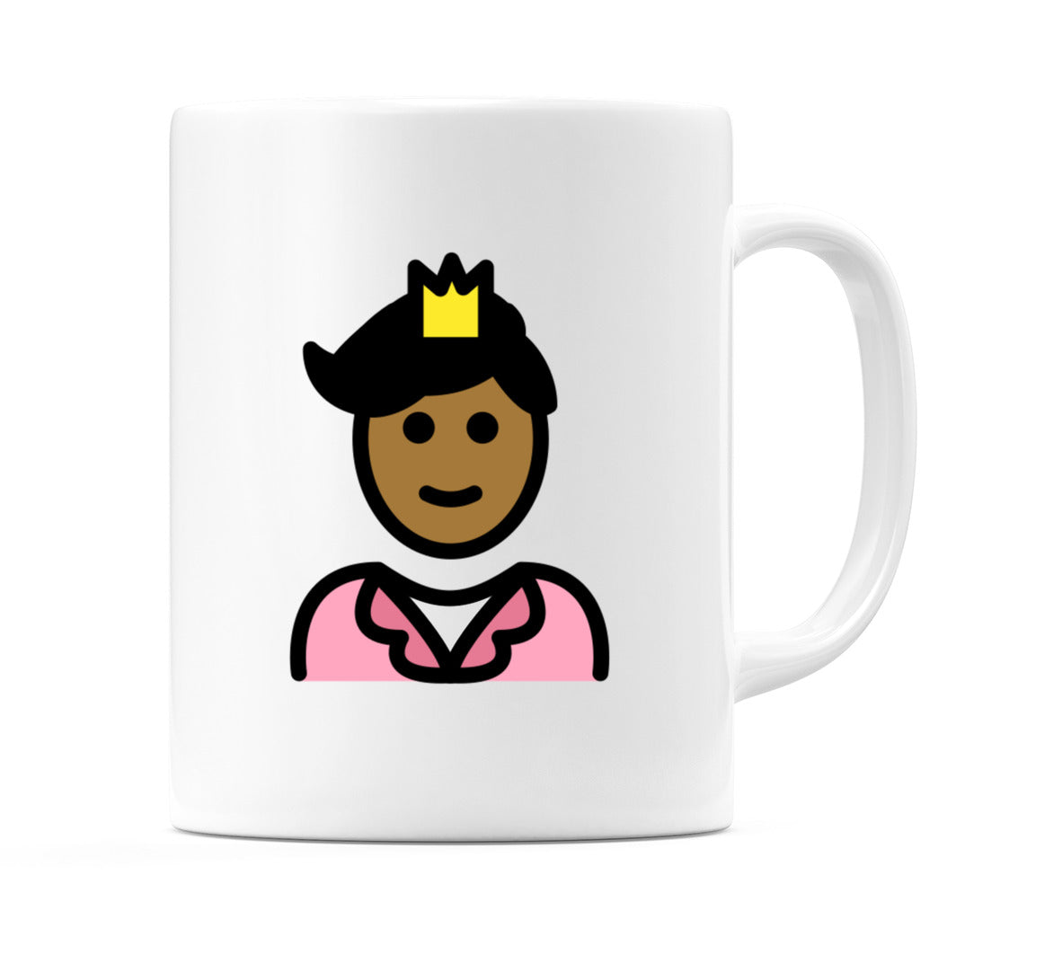 Prince: Medium-Dark Skin Tone Emoji Mug