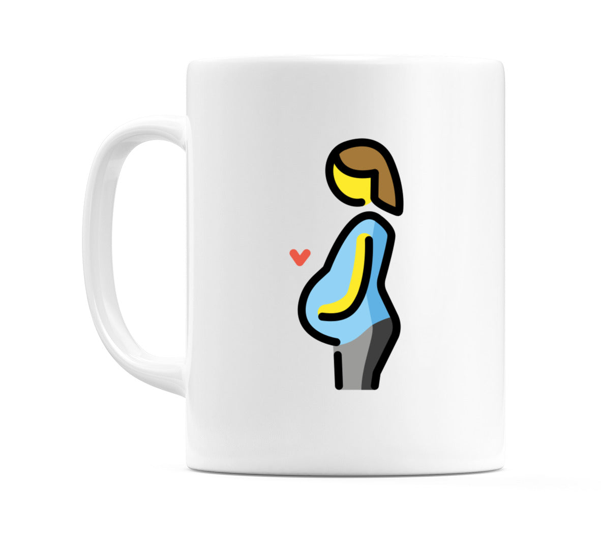 Pregnant Female Emoji Mug