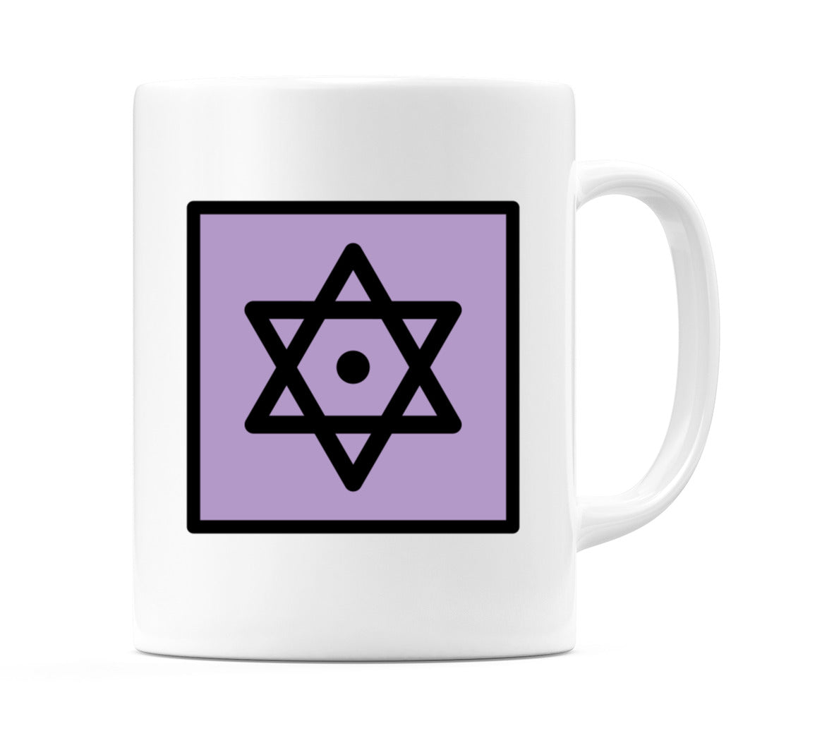 Dotted Six-Pointed Star Emoji Mug