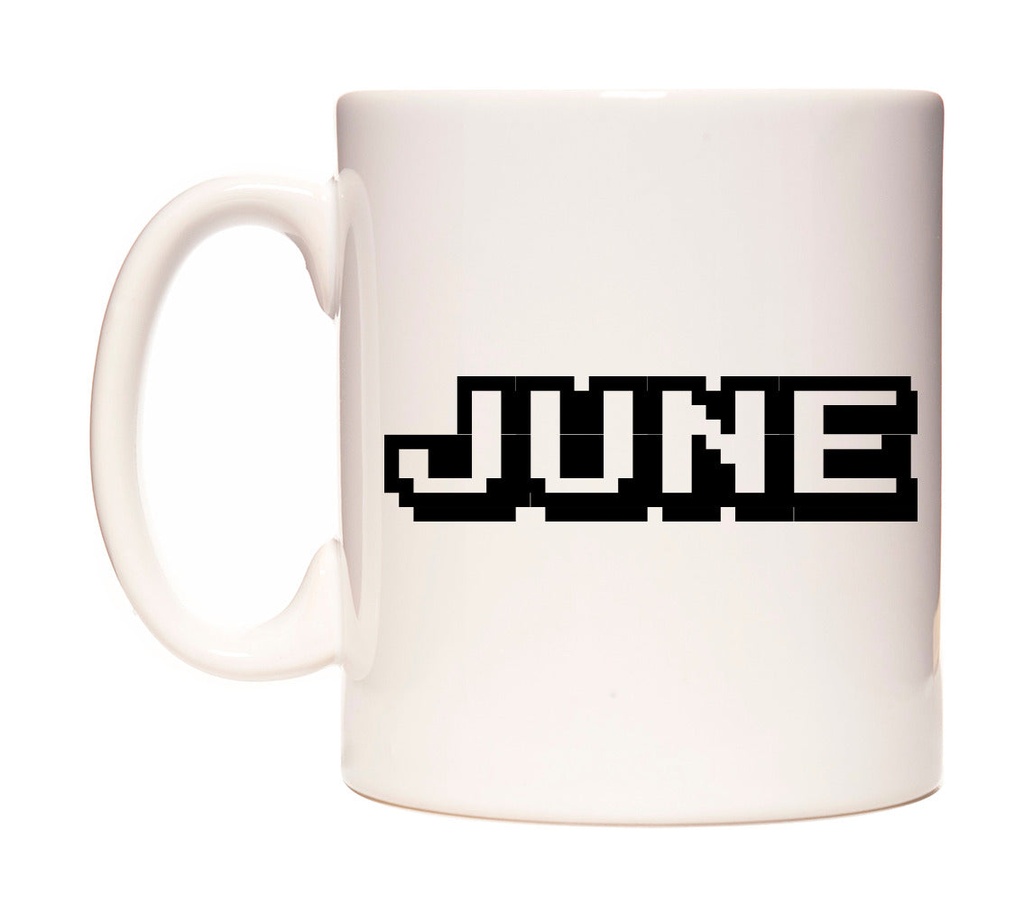 June - Arcade Themed Mug