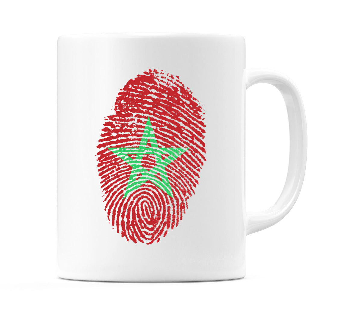 Morocco Finger Print Flag Mug