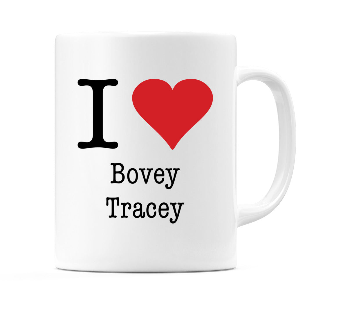 I Love Bovey Tracey Mug