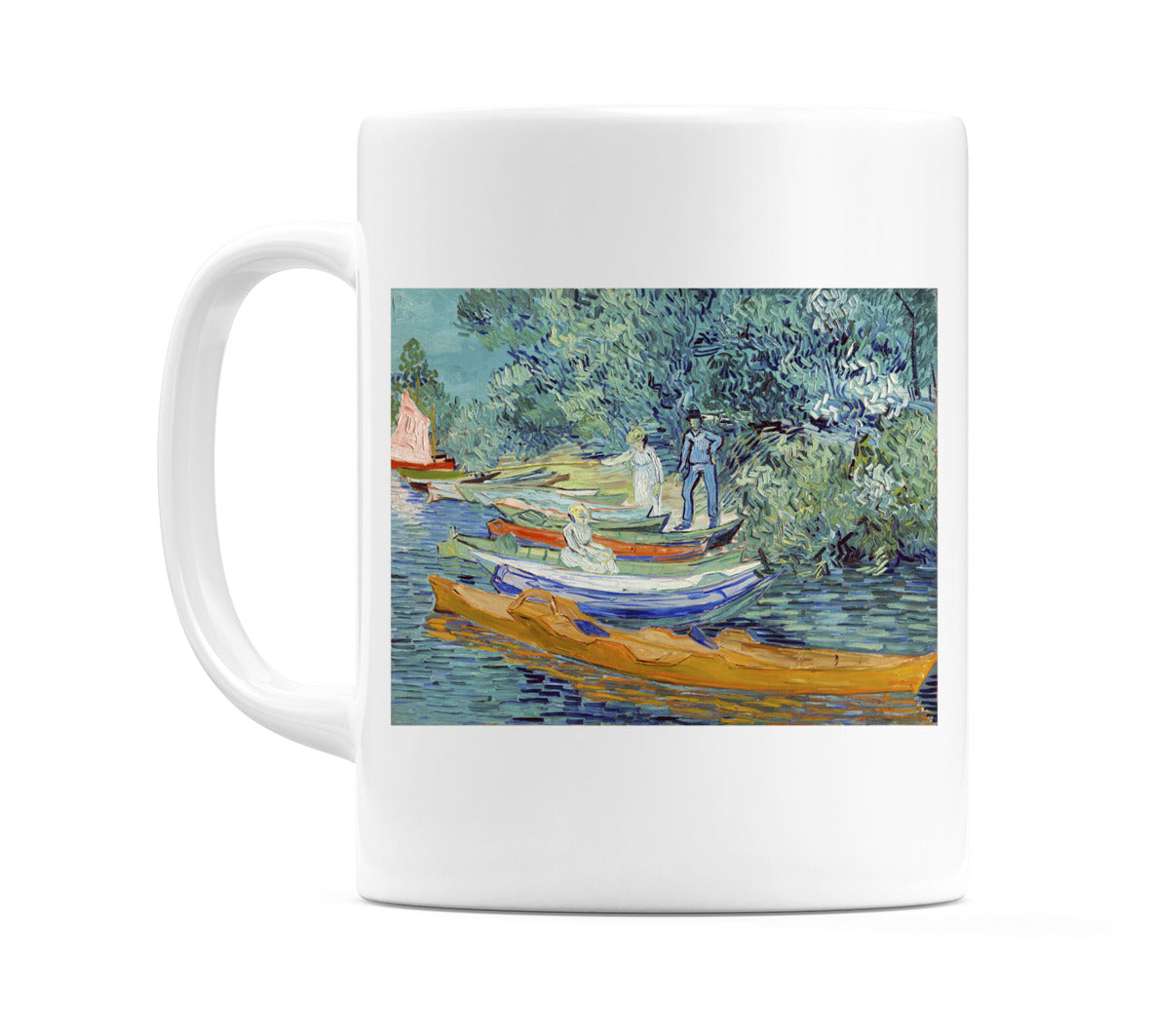Bank of the Oise at Auvers (1890) Mug