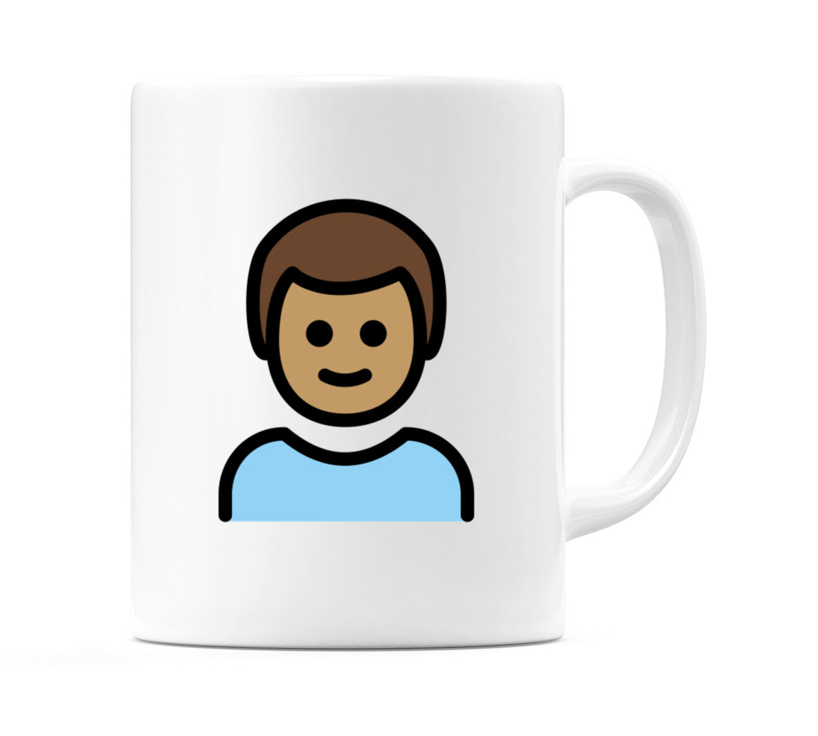 Boy: Medium Skin Tone Emoji Mug