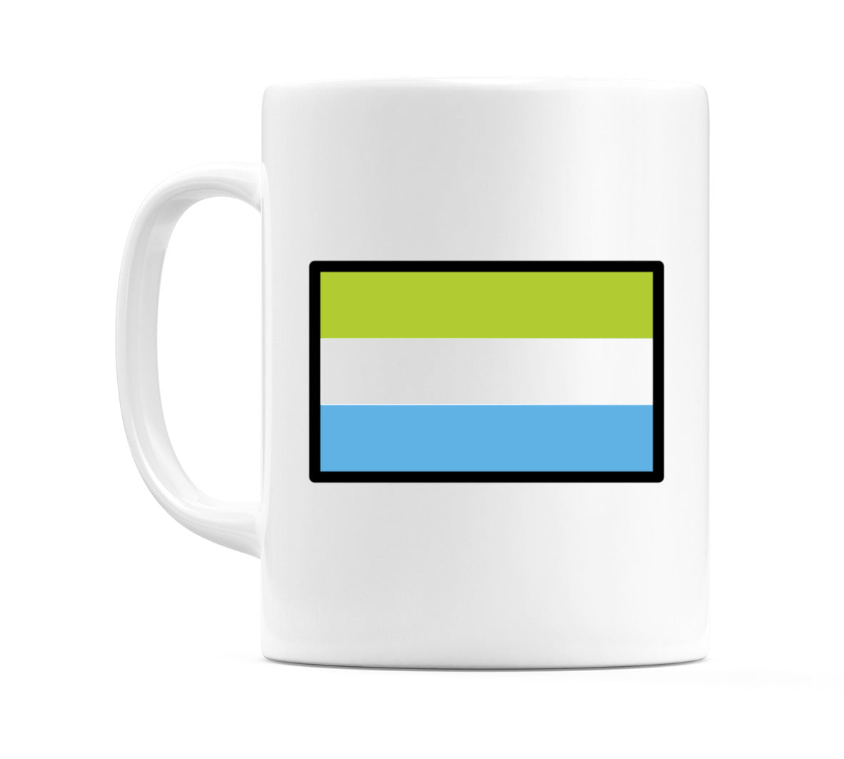 Sierra Leone Flag Emoji Mug
