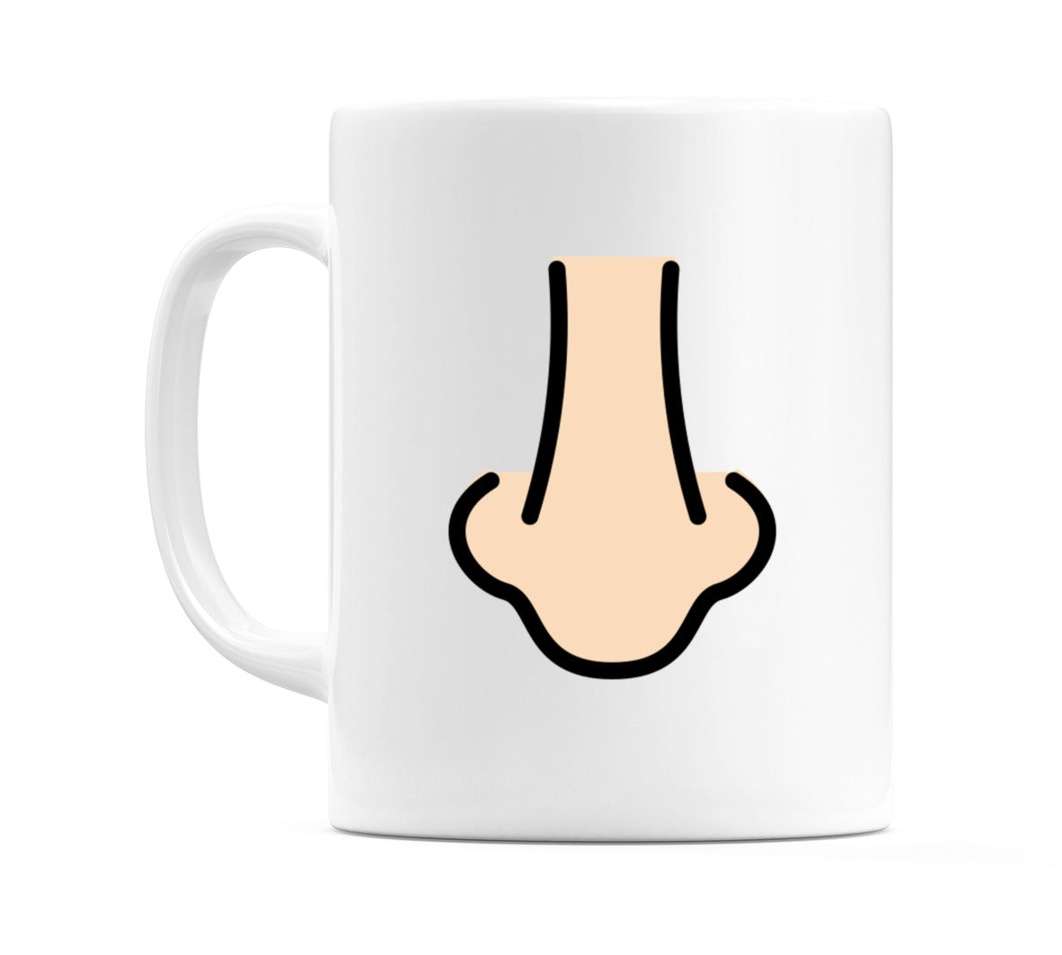 Nose: Light Skin Tone Emoji Mug
