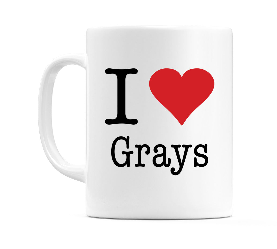 I Love Grays Mug