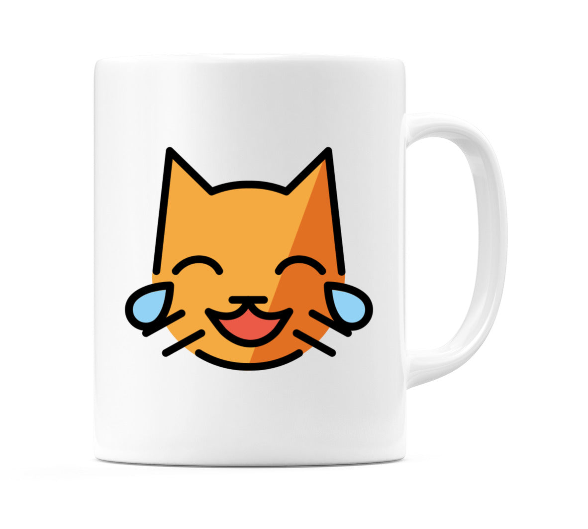 Cat With Tears Of Joy Emoji Mug