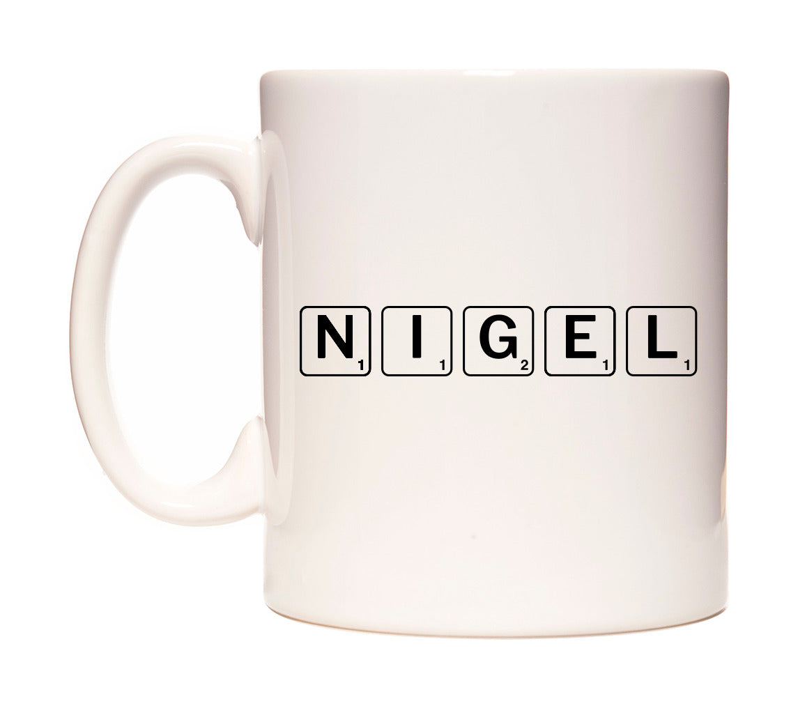 Nigel - Scrabble Themed Mug
