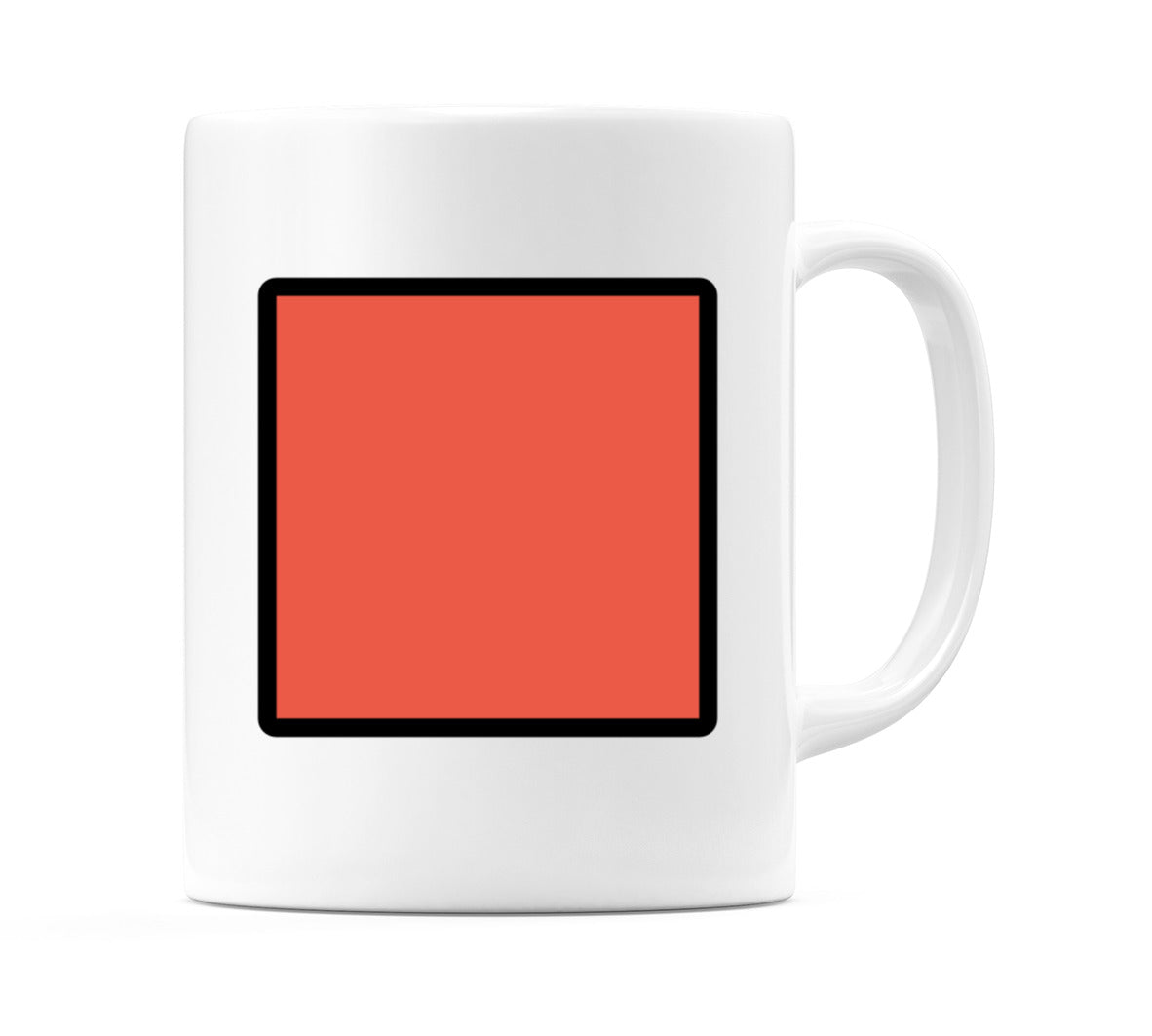 Red Square Emoji Mug