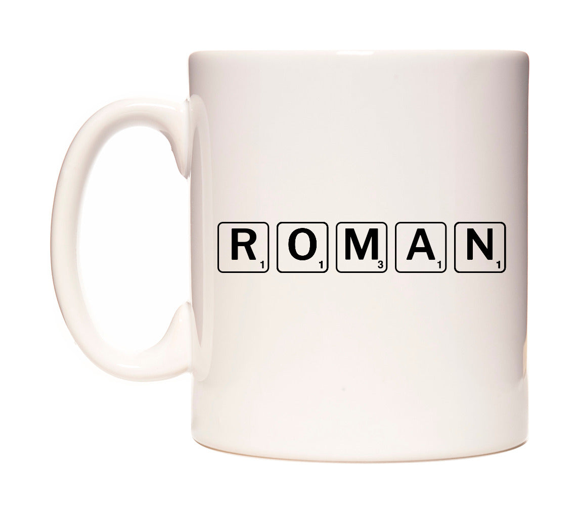 Roman - Scrabble Themed Mug