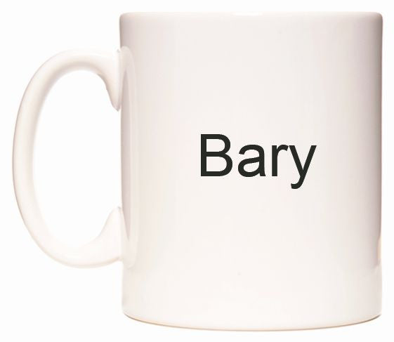 This mug features Bary