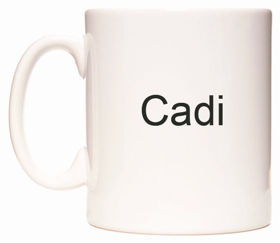 This mug features Cadi
