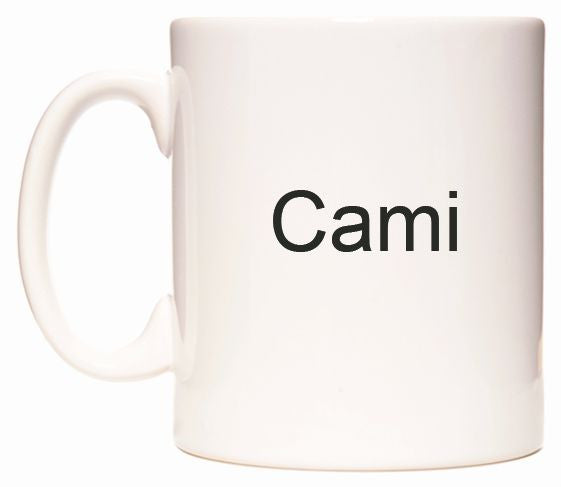 This mug features Cami