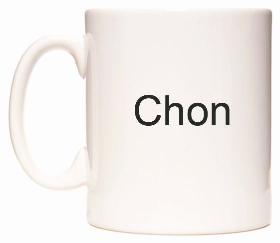 This mug features Chon