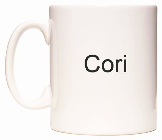 This mug features Cori