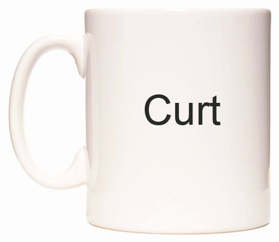 This mug features Curt