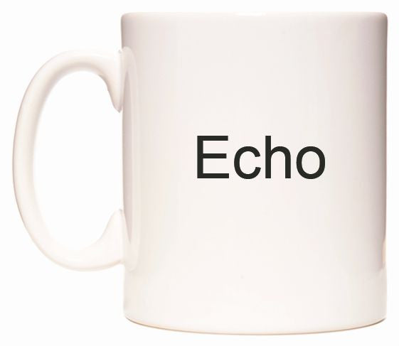 This mug features Echo