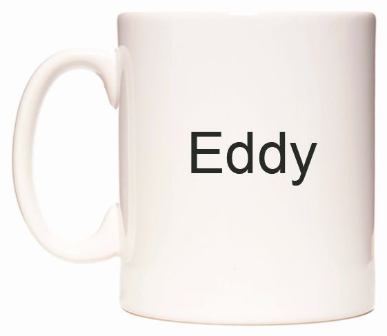 This mug features Eddy