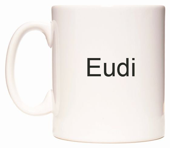 This mug features Eudi