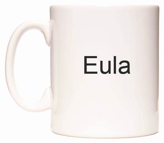 This mug features Eula