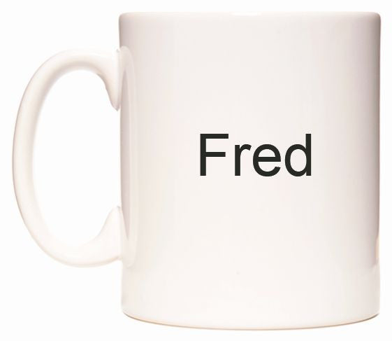 This mug features Fred